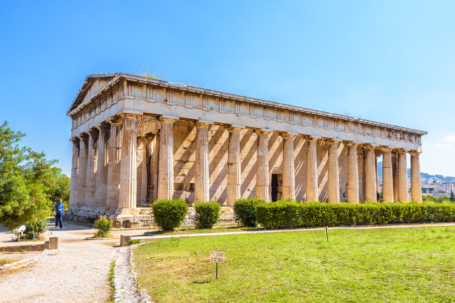 Archeological area in Athens